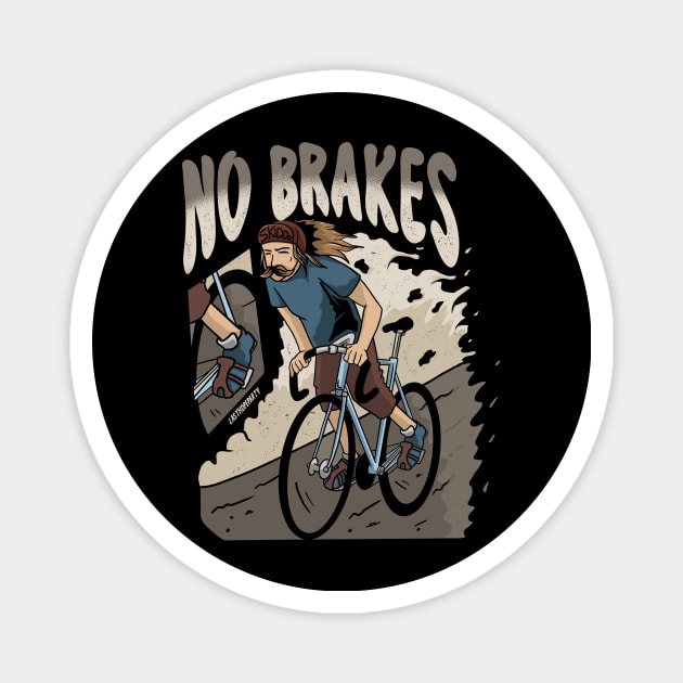 fixed gear no brake Magnet by lasthopeparty